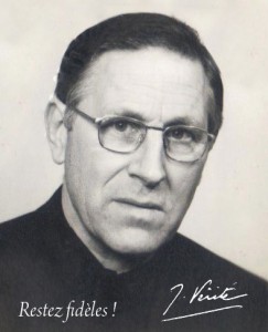 Abbé Joseph Vérité, 1979