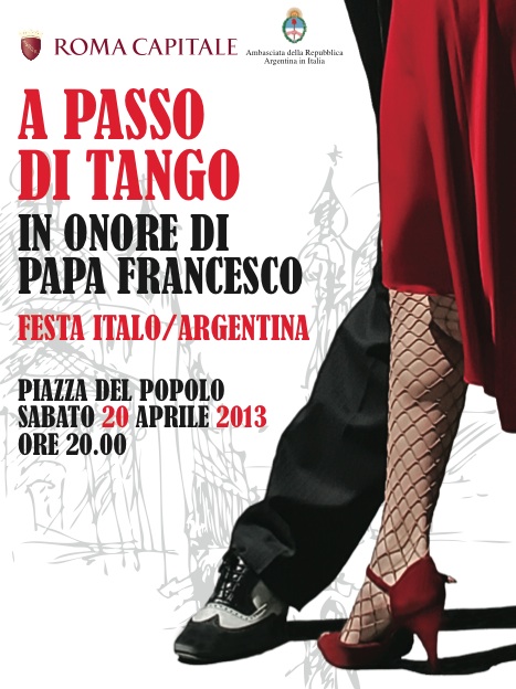 Affiche "Natale di Roma a passo di tango"