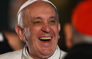 Papa Francisco sorrindo