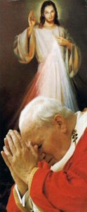 Jean-Paul II et le Christ-de-la-Misericorde