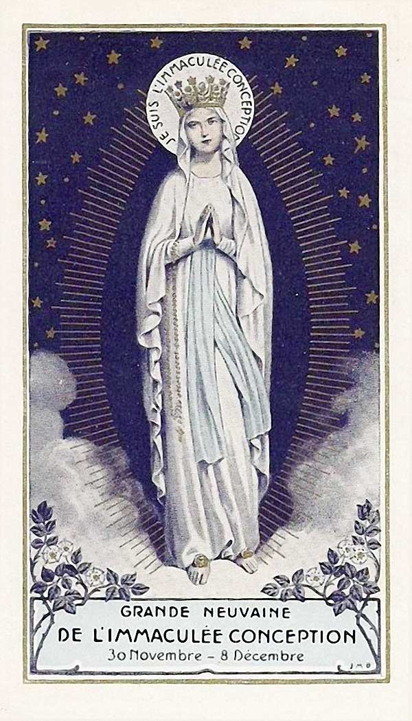 L’Immaculée Conception de la Très Sainte Vierge