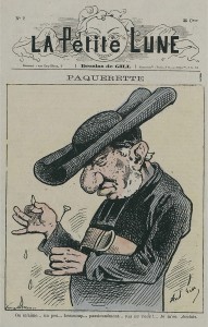 Caricature de Louis Veuillot, La Petite Lune, n°2