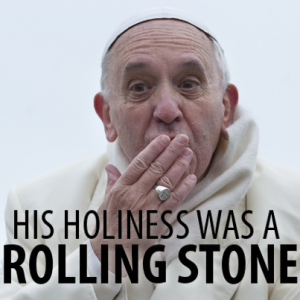 pope Rolling Stone-