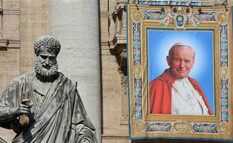 La "Canonisation" de Jean Paul II Sponsorisée