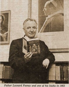Father Leonard Feeney, 1953