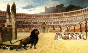 Martyrs des catéchumènes au Colisée