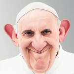 caricature "pape" François par Wilson Santos